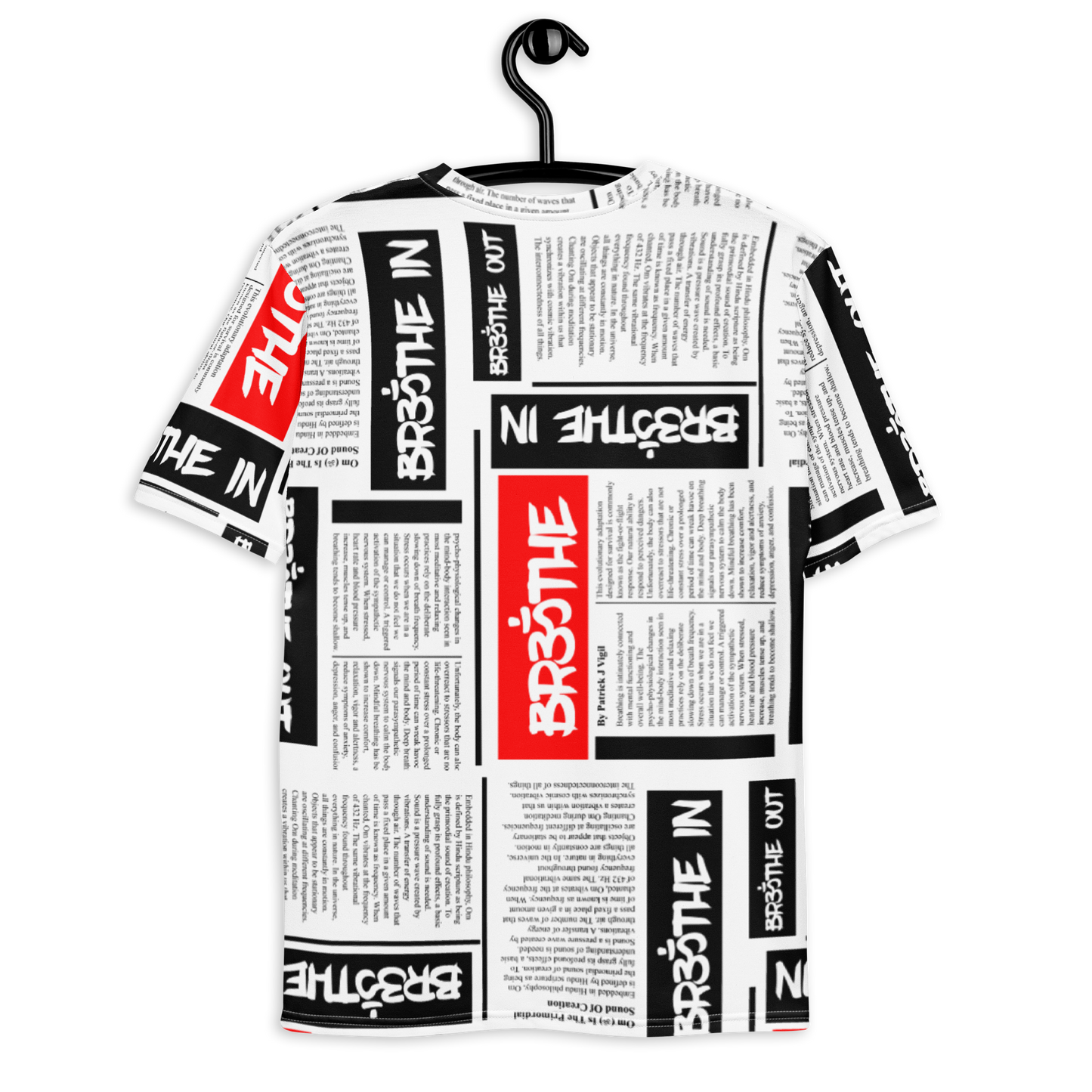 Newspaper Print Tee