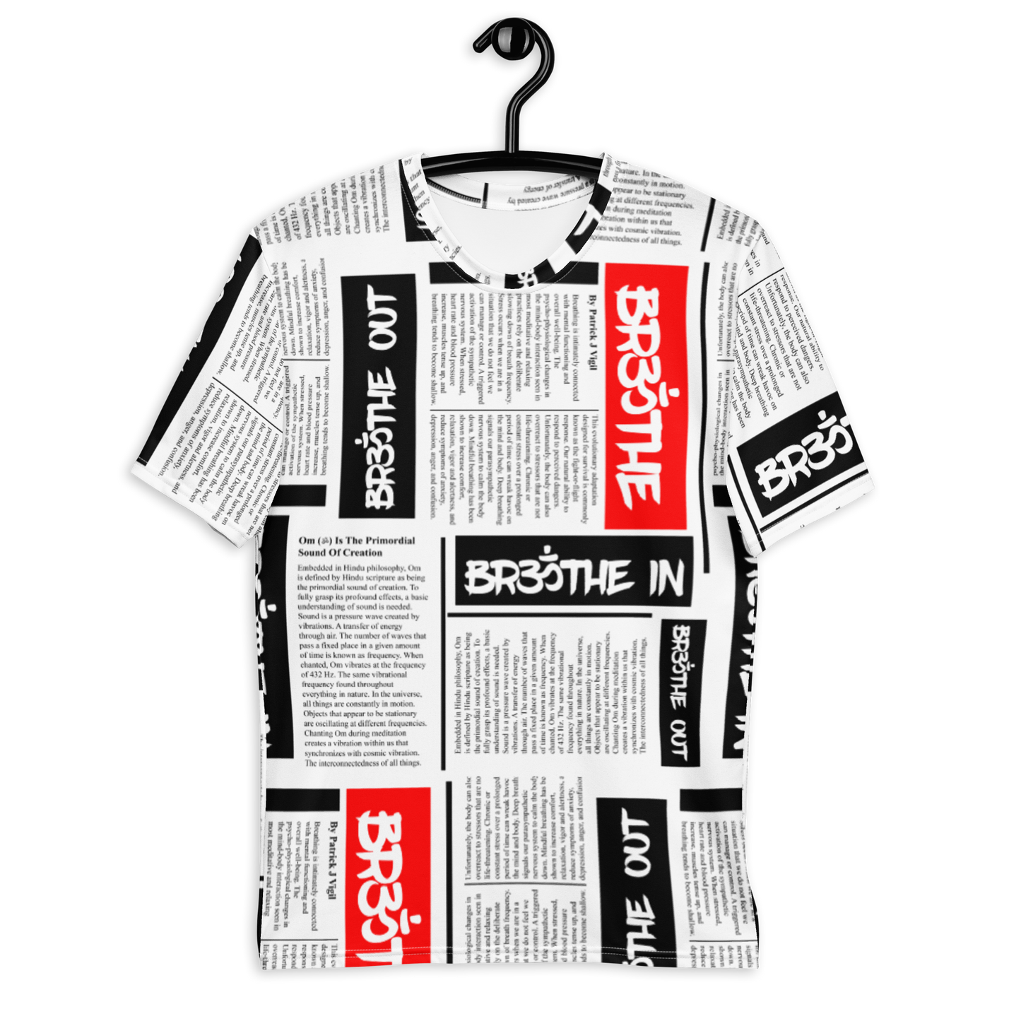 Newspaper Print Tee